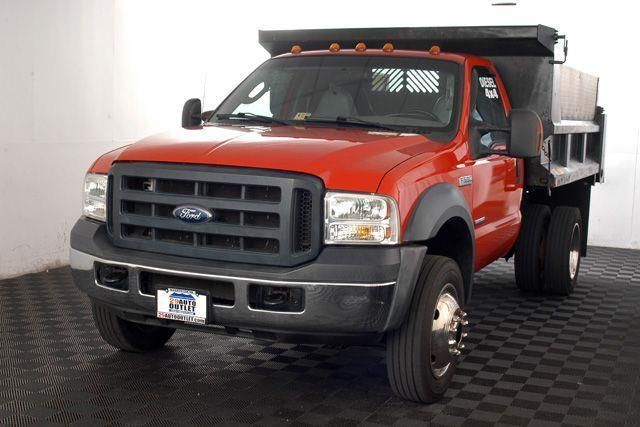 2007 Ford Super Duty F-550 DRW 6.0L DIESEL * 4X4 * 65K MILES * 9' CONTRACTOR DUMP - 13508568 - 1