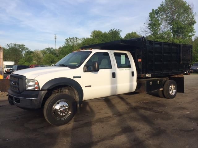 2007 Ford Super Duty F-550 DRW CREW CAB * 12FT LANDSCAPE DUMP * 6.0 POWERSTROKE DIESEL - 13650728 - 0