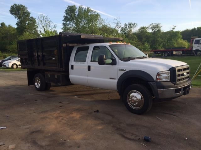 2007 Ford Super Duty F-550 DRW CREW CAB * 12FT LANDSCAPE DUMP * 6.0 POWERSTROKE DIESEL - 13650728 - 2