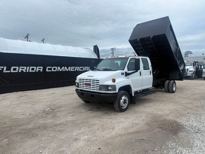 2007 GMC C5500 Crew Cab Chipper Dump Truck