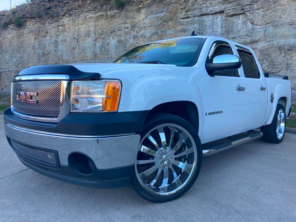 2007 GMC Sierra 1500 1 owner, 22 inch wheels, Denali grille, clean carfax  - 22636247 - 0