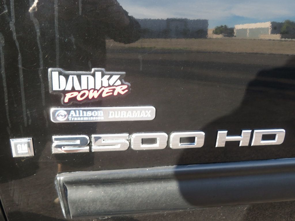 2007 GMC Sierra 2500HD LIFTED 4X4 DURAMAX DIESEL CREWCAB SLT LEATHER EXTRA CLEAN   - 22951884 - 12