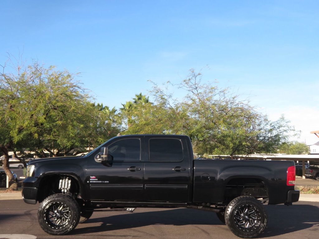 2007 GMC Sierra 2500HD LIFTED 4X4 DURAMAX DIESEL CREWCAB SLT LEATHER EXTRA CLEAN   - 22951884 - 1