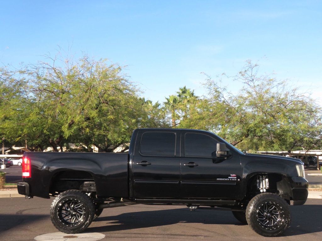 2007 GMC Sierra 2500HD LIFTED 4X4 DURAMAX DIESEL CREWCAB SLT LEATHER EXTRA CLEAN   - 22951884 - 2
