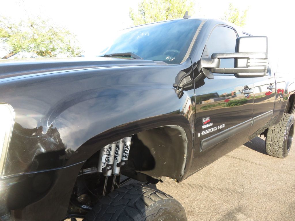 2007 GMC Sierra 2500HD LIFTED 4X4 DURAMAX DIESEL CREWCAB SLT LEATHER EXTRA CLEAN   - 22951884 - 6