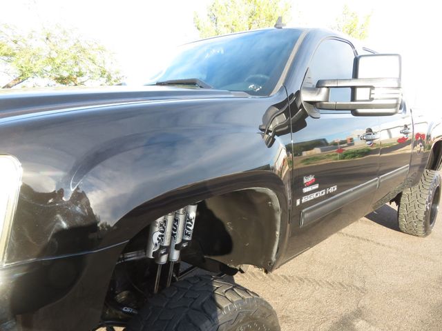 2007 GMC Sierra 2500HD LIFTED 4X4 DURAMAX DIESEL CREWCAB SLT LEATHER EXTRA CLEAN   - 22951884 - 6
