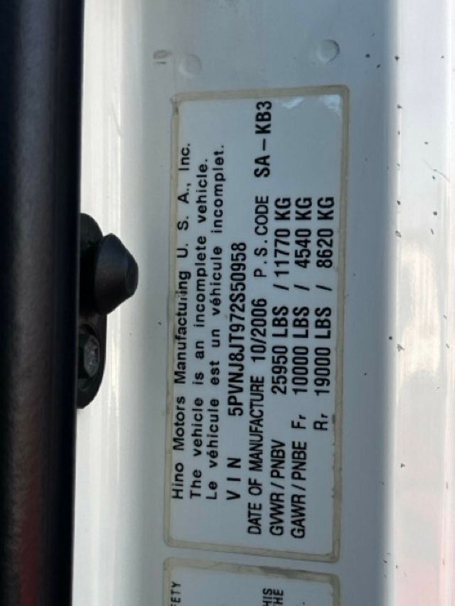 2007 HINO 268 16 FOOT STAKE BODY MULTIPLE USES SEVERAL IN STOCK - 22634199 - 12