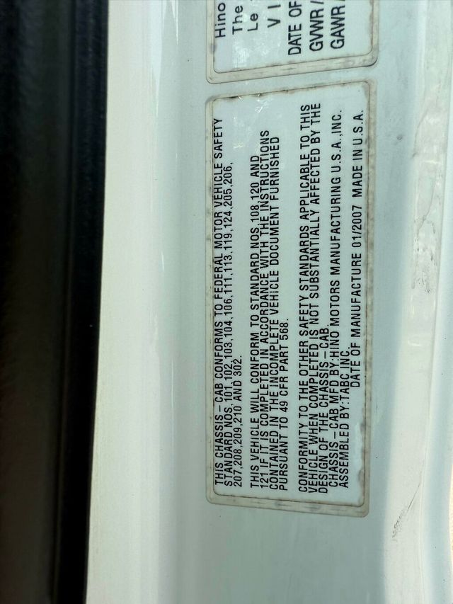 2007 HINO 338 20 FOOT RAILS MANUAL DRIVE FINANCING AVAILABLE - 22853202 - 11