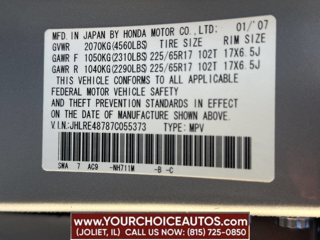 2007 Honda CR-V 4WD 5dr EX-L - 22864123 - 12