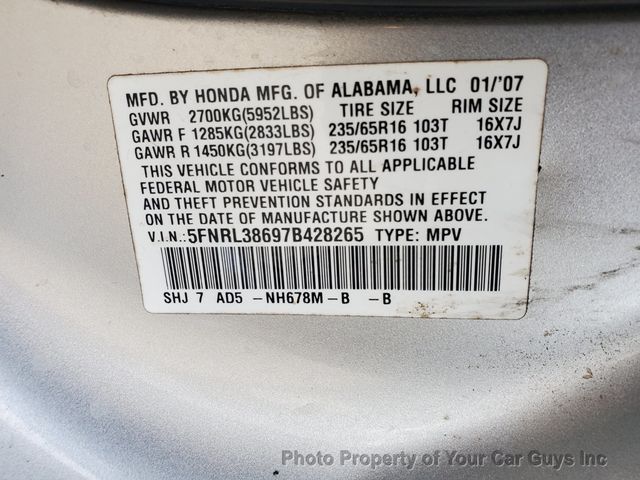 2007 Honda Odyssey 5dr EX-L - 22979036 - 24