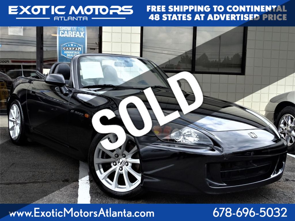07 Used Honda S00 07 Honda S00 Black On Black Convertible Rare Car To Find At Exotic Motors Atlanta Serving Gainesville Ga Iid