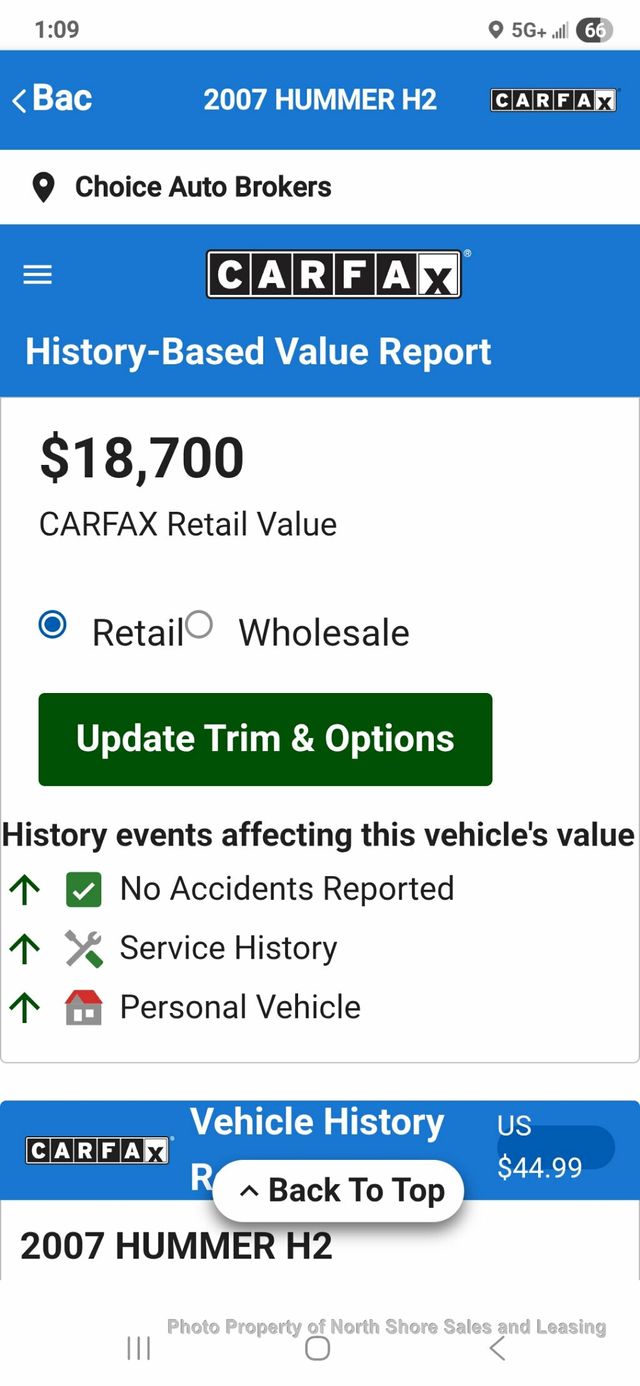 2007 HUMMER H2 4WD 4dr SUV - 22954535 - 98