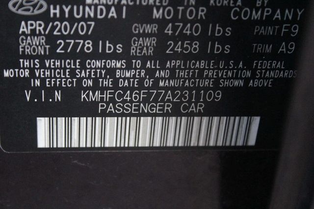 2007 Hyundai Azera 4dr Sedan 3.8L Limited w/XM - 22993349 - 8