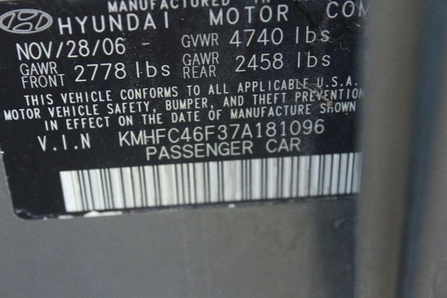 2007 Hyundai Azera 4dr Sedan 3.8L Limited w/XM - 23005215 - 6