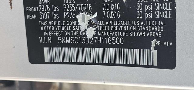 2007 Hyundai Santa Fe FWD 4dr Automatic GLS w/XM - 22992753 - 9