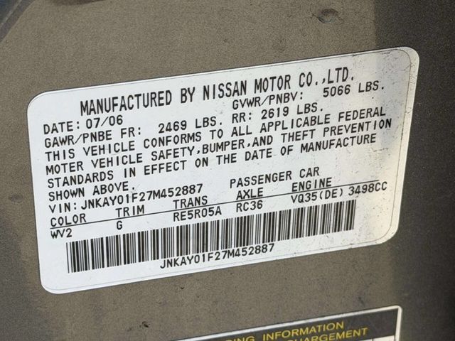 2007 INFINITI M35 4dr Sedan x AWD - 22962412 - 14