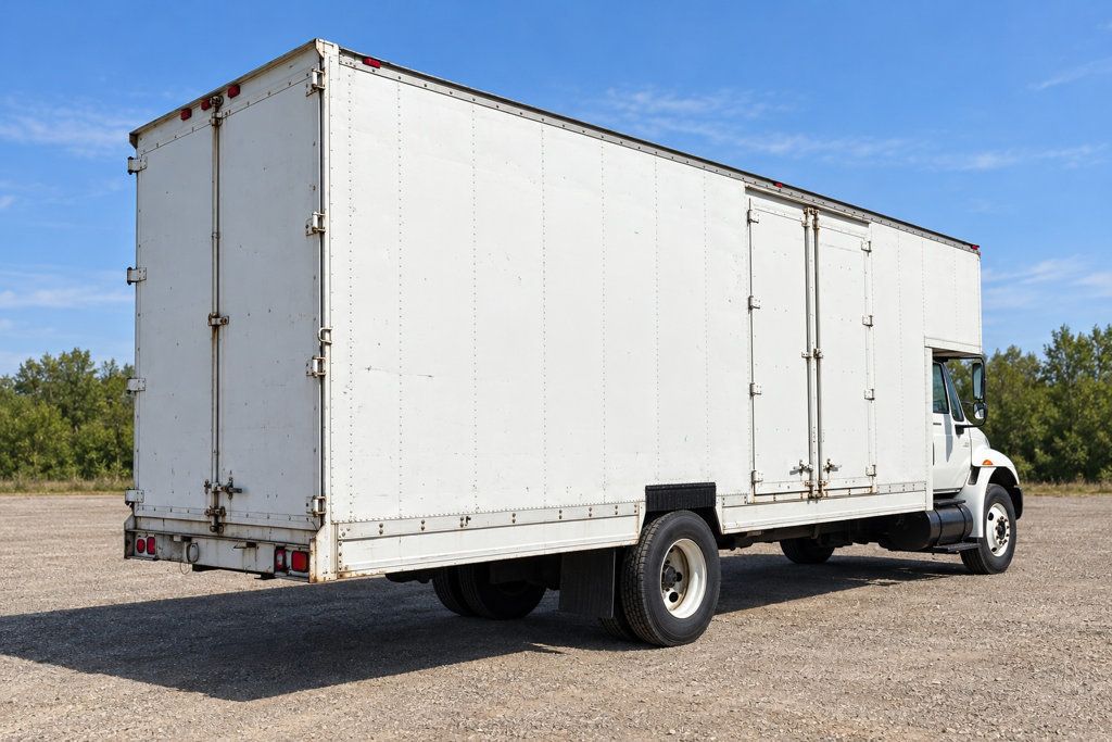 2007 International 4400 w/ 26ft Dry Freight Moving Box Truck - 23095237 - 2