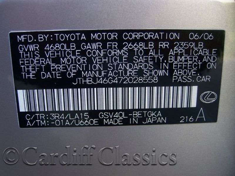 2007 Lexus ES 350 Sedan - 3974667 - 27