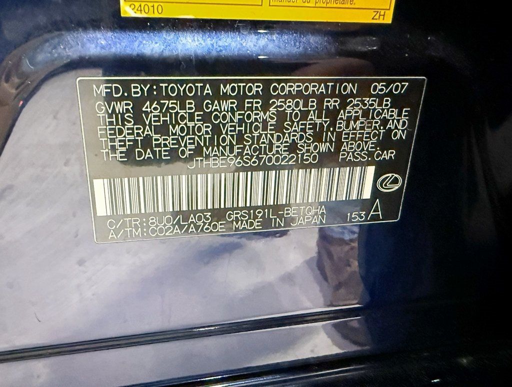 2007 Lexus GS 350 4dr Sedan RWD - 22959173 - 37