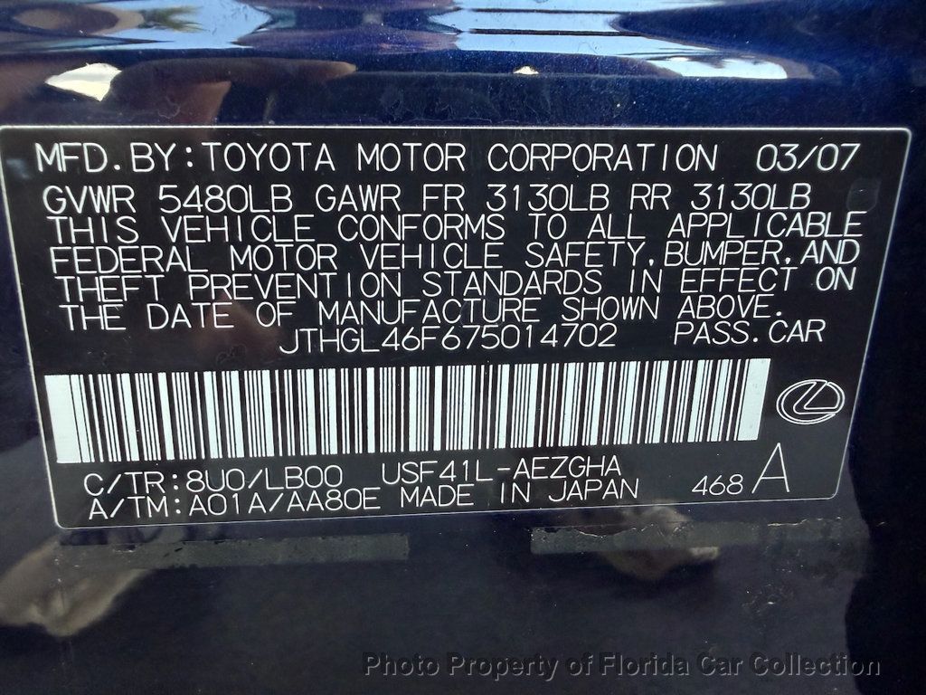 2007 Lexus LS 460 L Sedan Luxury Touring - 22912824 - 88