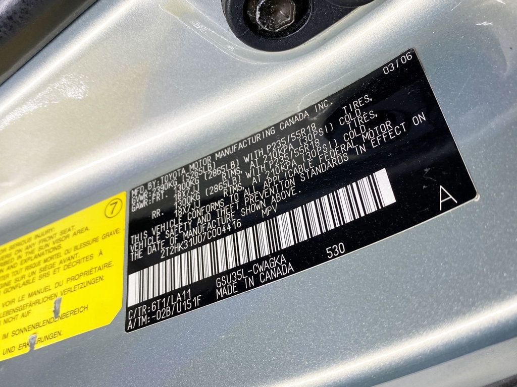 2007 Lexus RX 350 AWD 4dr - 22844732 - 62
