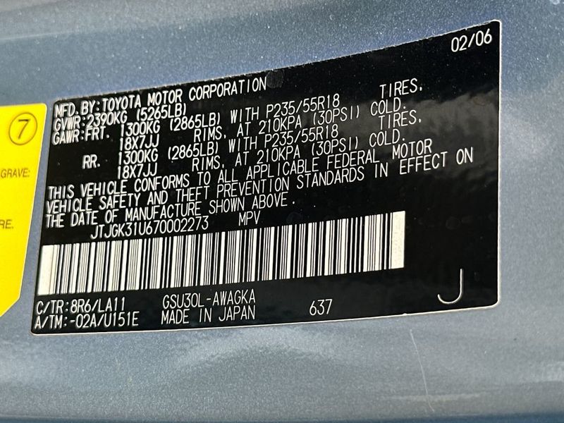 2007 Lexus RX 350 FWD 4dr - 23033576 - 20