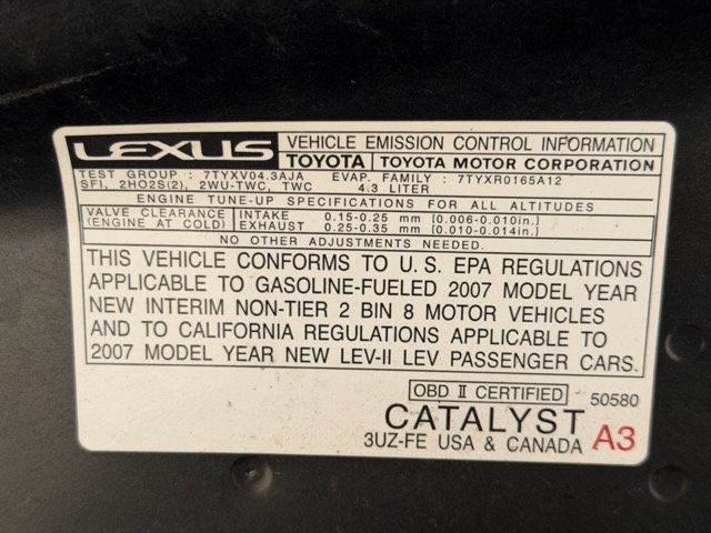 2007 Lexus SC 430 2dr Convertible - 23085980 - 31