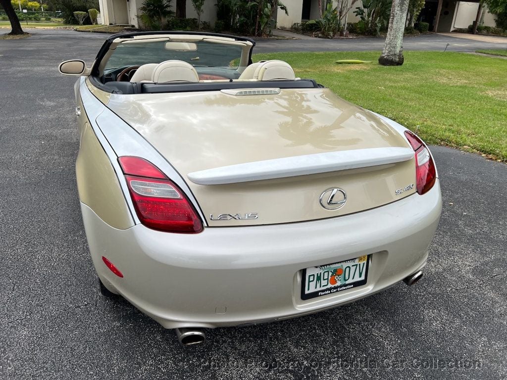 2007 Lexus SC 430 Convertible Hardtop - 22694234 - 30