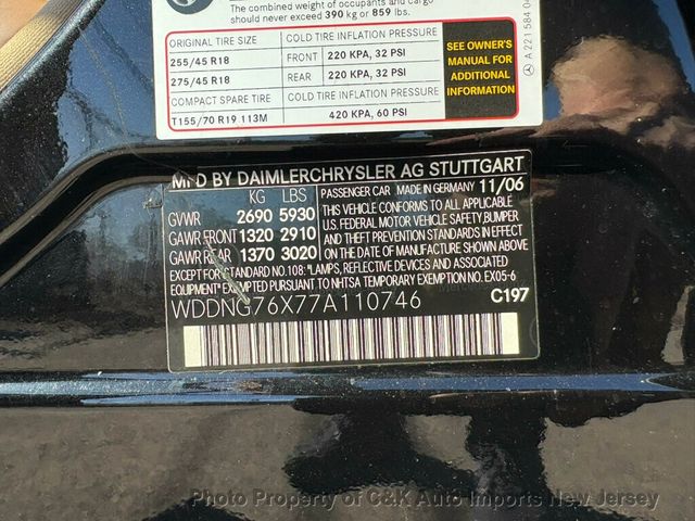 2007 Mercedes-Benz S-Class S600 V12,AMG,PANO,NAV,HTD/VENT STS,SOFT-CLOSE DOORS - 22995284 - 47