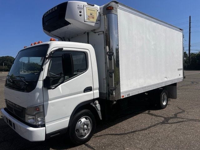 2007 Mitsubishi FE85D 16 FOOT NON CDL REFRIGERATE REEFER BOX TRUCK WITH SIDE DOOR ENTRY - 22513073 - 11