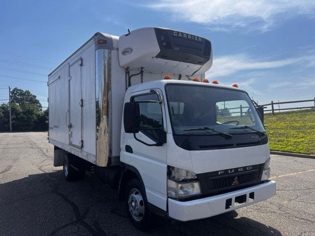 2007 Mitsubishi FE85D 16 FOOT NON CDL REFRIGERATE REEFER BOX TRUCK WITH SIDE DOOR ENTRY - 22513073 - 1