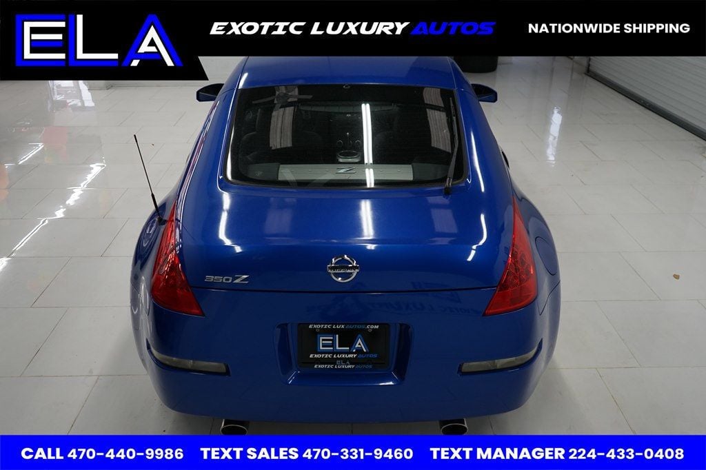 2007 Nissan 350Z DAYTONA BLUE! TOO CLEAN! 1 OWNER SINCE NEW CLEAN CARFAX HR HR HR - 22657968 - 9