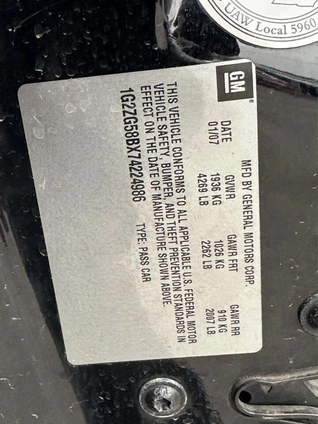 2007 Pontiac G6 4dr Sedan G6 - 22990043 - 30