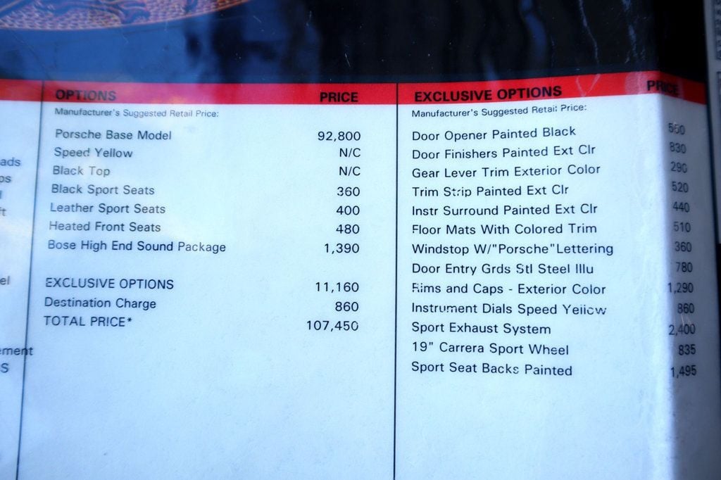 2007 Porsche CARRERA S CABRIOLET SPEED YELLOW...19,423 Miles...6sp Manual - 22780909 - 18