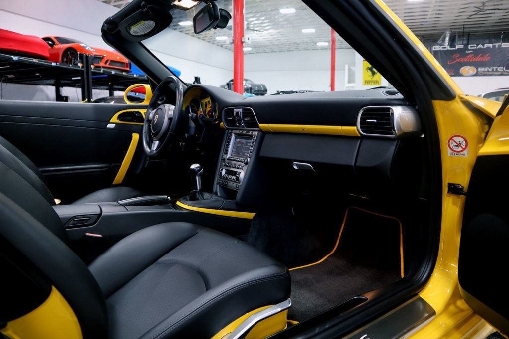 2007 Porsche CARRERA S CABRIOLET SPEED YELLOW...19,423 Miles...6sp Manual - 22780909 - 30