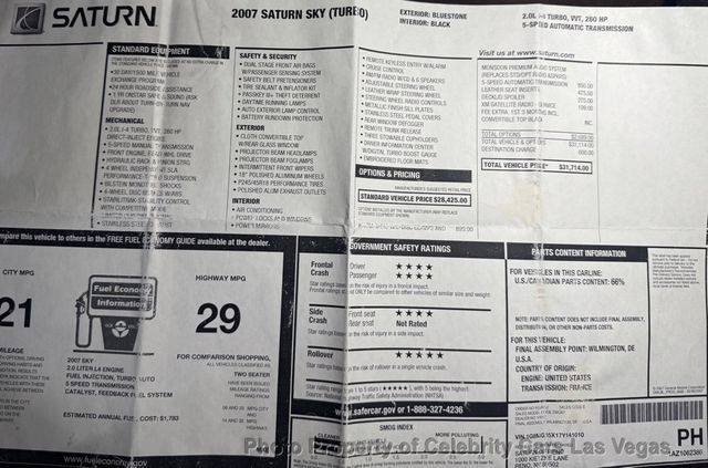 2007 Saturn Sky Red-Line  - 22931132 - 16