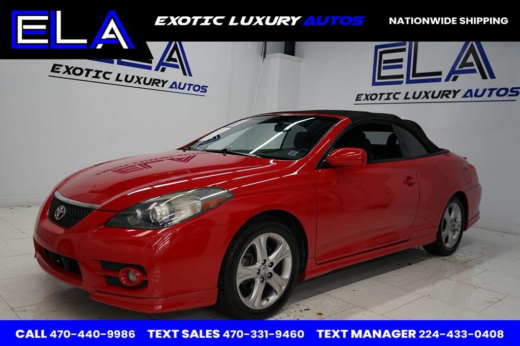 2007 Toyota Camry Solara RED SPORT PACKAGE! FACTORY BODY KIT! V6 ENGINE 3.3L WOW - 22724122 - 0