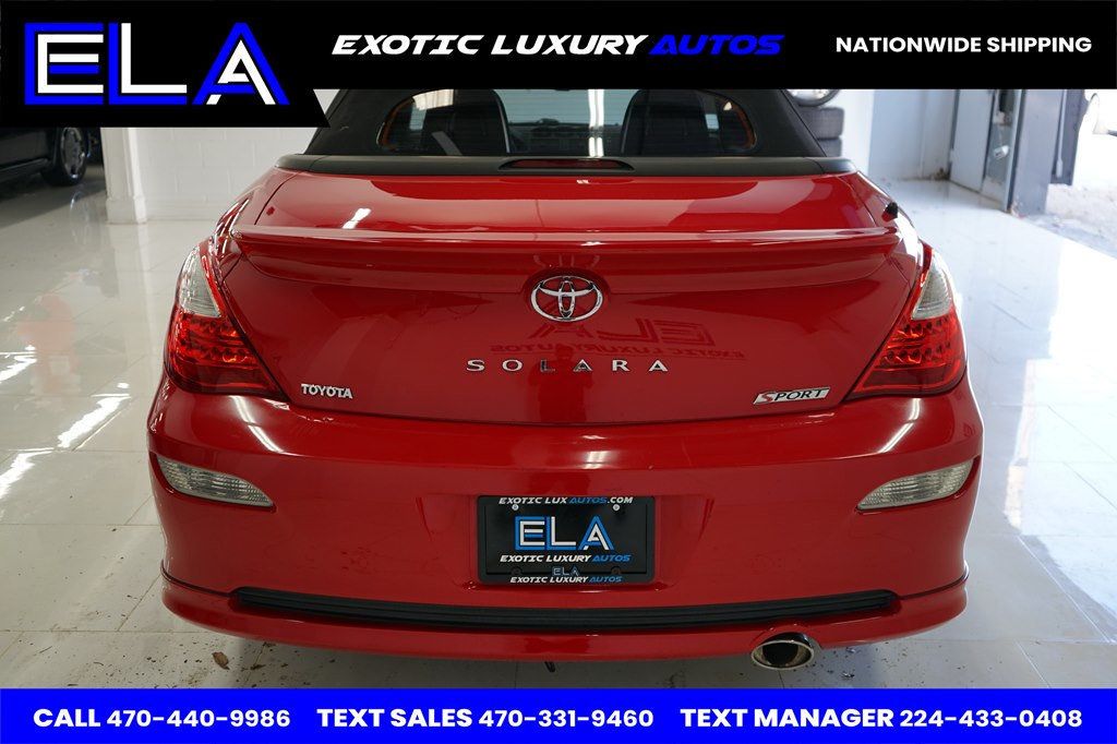 2007 Toyota Camry Solara RED SPORT PACKAGE! FACTORY BODY KIT! V6 ENGINE 3.3L WOW - 22724122 - 20