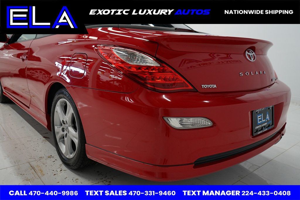 2007 Toyota Camry Solara RED SPORT PACKAGE! FACTORY BODY KIT! V6 ENGINE 3.3L WOW - 22724122 - 7