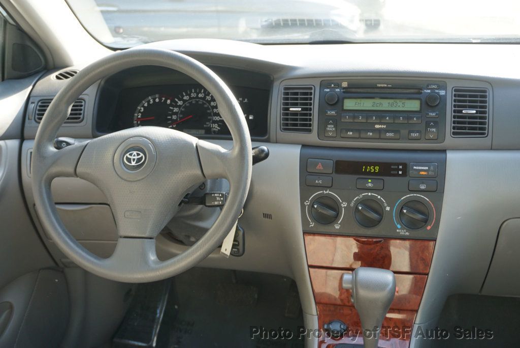 2007 Toyota Corolla 4dr Sedan Automatic LE 1-OWNER CLEAN CARFAX ETREMELY LOW MILES  - 22975374 - 17