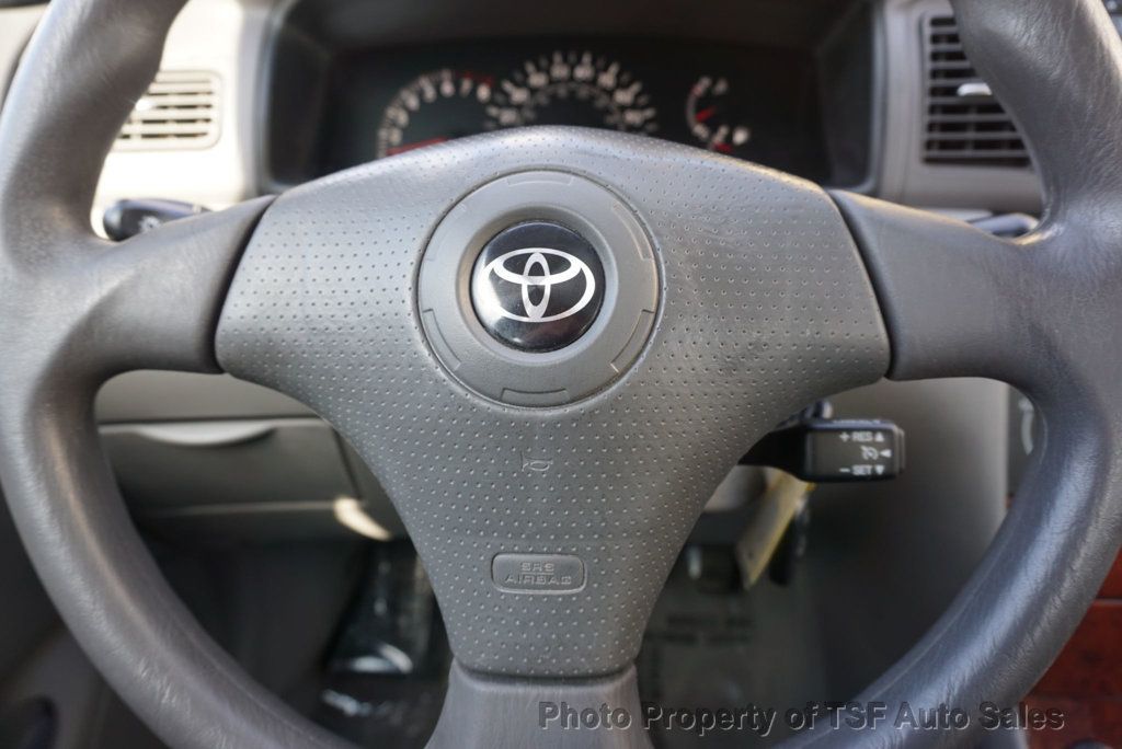 2007 Toyota Corolla 4dr Sedan Automatic LE 1-OWNER CLEAN CARFAX ETREMELY LOW MILES  - 22975374 - 25