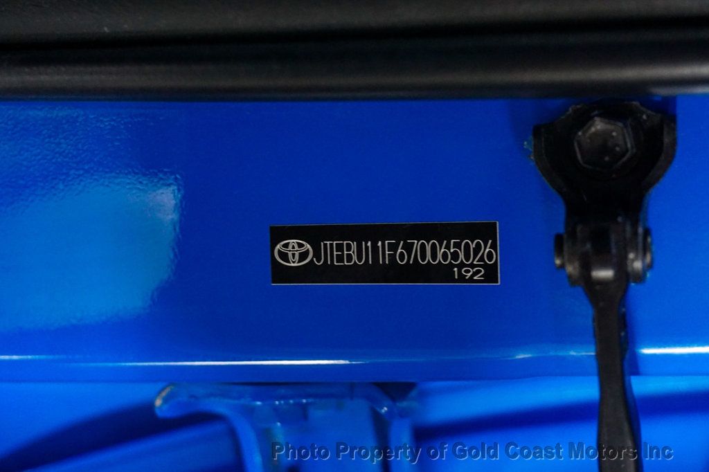 2007 Toyota FJ Cruiser *Upgrade Pkg #1* *Convenience Pkg* *Rear Diff Lock* - 22377921 - 78