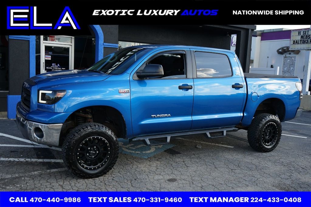 2007 Toyota Tundra 4X4 CREWMAX! FULL BED! 5.7L! SR5! REAR CAMERA! LIFTED! - 22516158 - 2