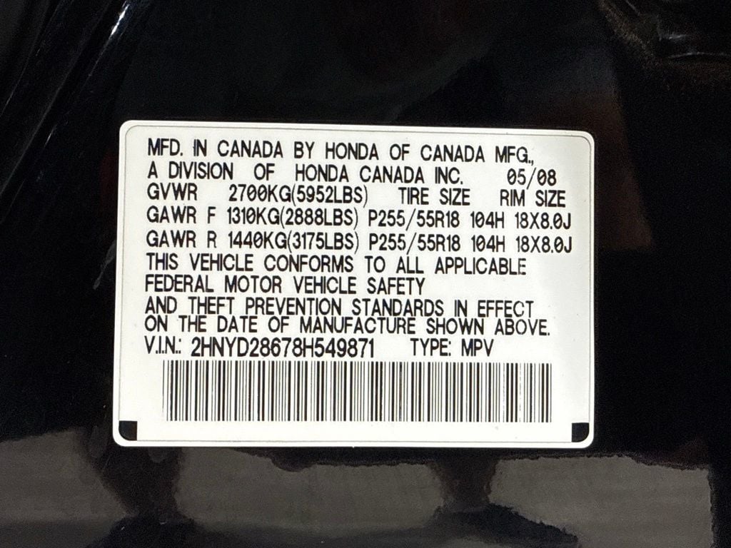 2008 Acura MDX 4WD 4dr Tech/Pwr Tail Gate - 23074788 - 33