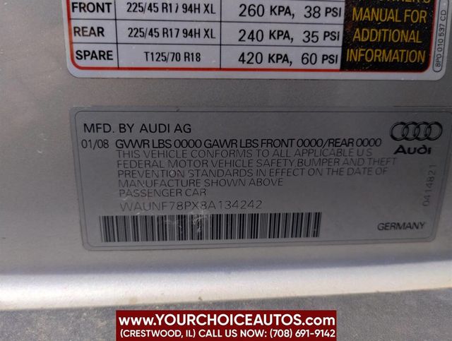 2008 Audi A3 4dr Hatchback Automatic DSG FrontTrak - 22882027 - 33