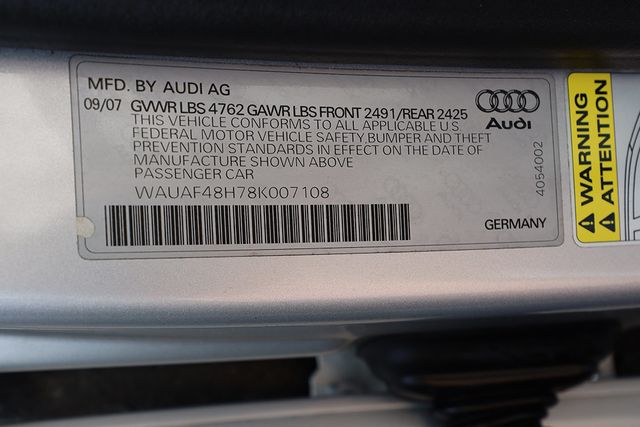 2008 Audi A4 2dr Cabriolet CVT 2.0T FrontTrak - 22363443 - 48
