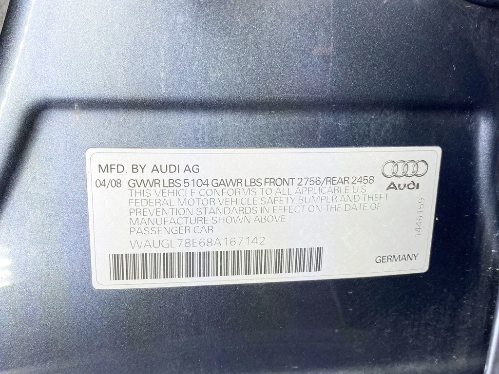 2008 Audi S4 Base Trim - 22884572 - 69
