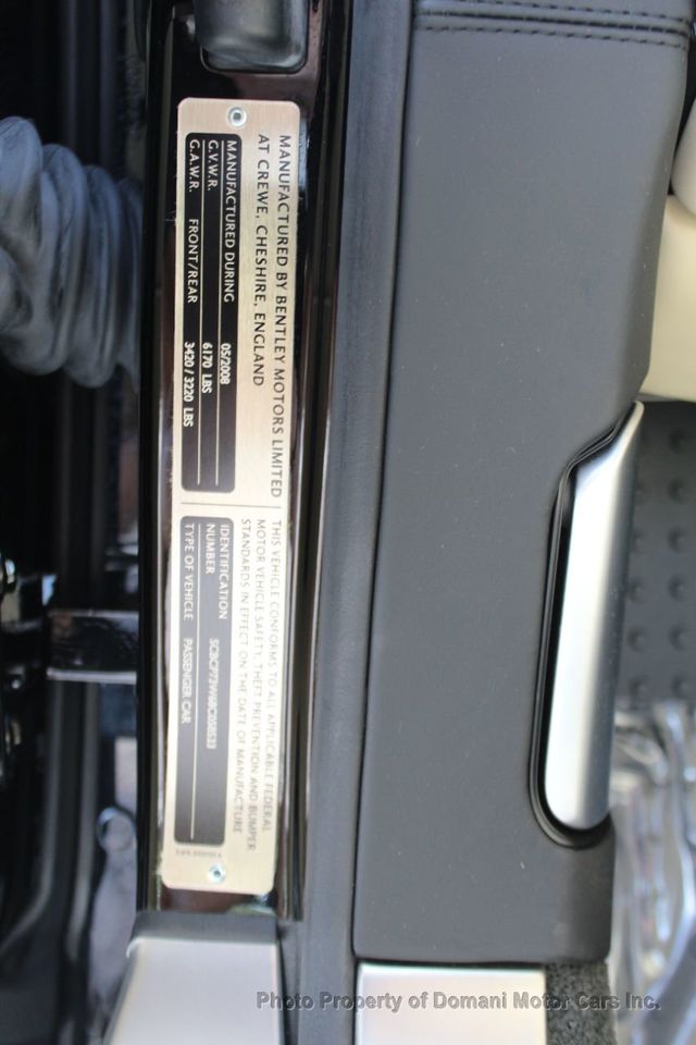 2008 Bentley Continental GT W12  EXAMPLE SPEED /MULLINER W 5,474 MILES  - 21191744 - 34