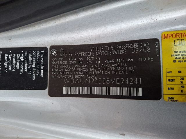 2008 BMW 1 Series 135i - 22985551 - 25