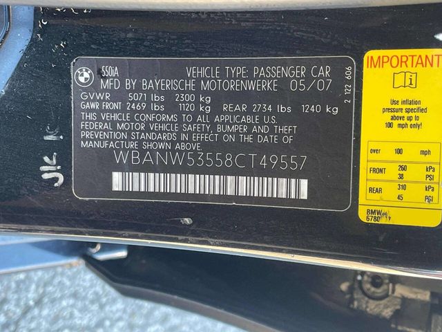 2008 BMW 5 Series 550i - 22962405 - 10